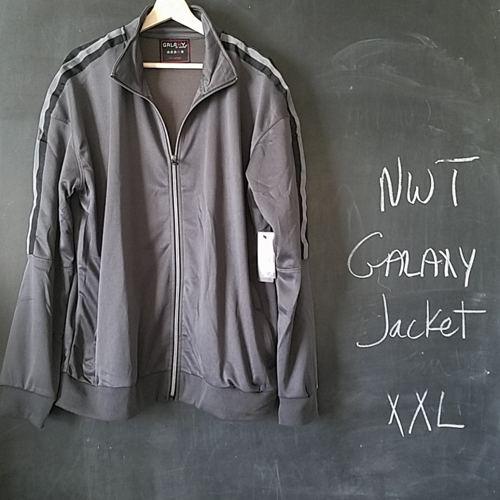 NWT Galaxy Jogger Lightweight Jacket XXL Gray